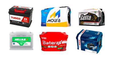 Baterias das melhores marcas